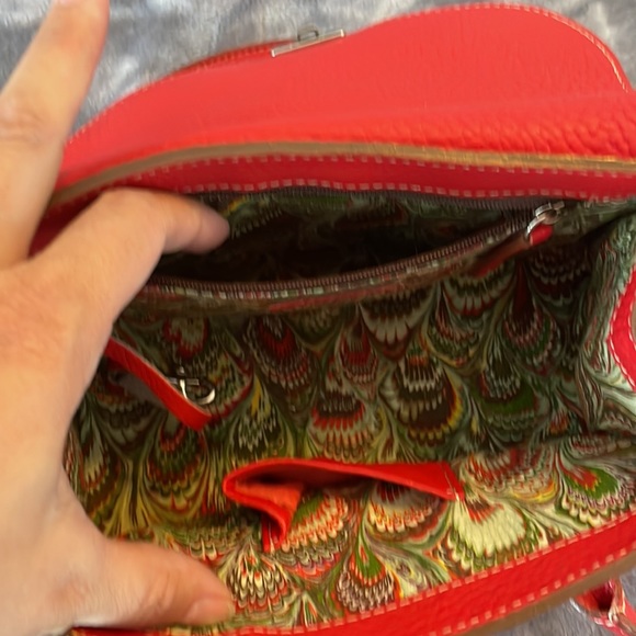 Dooney & Bourke Small Red Flap Clasp Bag(Small) - Picture 5 of 5